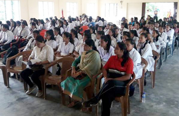 ICDS Chare block conducts adolescent girls awareness camp
